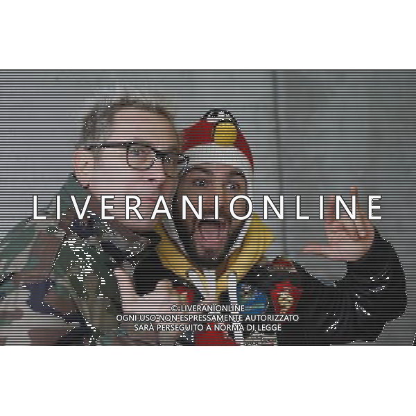 SIC DAY 2015 al Misano World Circuit 5 e 6 Dicembre, nella foto, DJ RINGO E MATTIA PASINI, SCHERZANO DURANTE LA FOTO, ©CLAUDIO ZAMAGNI/AGENZIA ALDO LIVERANI S.A.S.