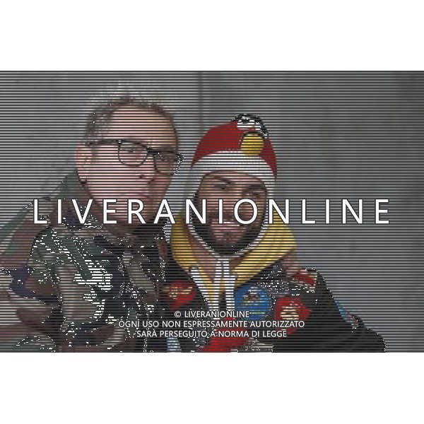 SIC DAY 2015 al Misano World Circuit 5 e 6 Dicembre, nella foto, DJ RINGO E MATTIA PASINI, SCHERZANO DURANTE LA FOTO, ©CLAUDIO ZAMAGNI/AGENZIA ALDO LIVERANI S.A.S.