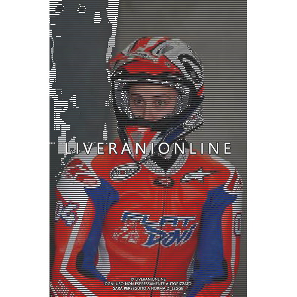 SIC DAY 2015 al Misano World Circuit 5 e 6 Dicembre, nella foto, ANDREA DOVIZIOSO, DUCATI, SI PREPARA A SALIRE SULLA MOTO DA FLAT TRACK, ©CLAUDIO ZAMAGNI/AGENZIA ALDO LIVERANI S.A.S.