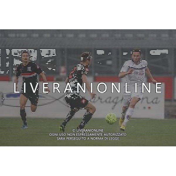 Campionato Lega Pro, Girone B, Rimini vs Santarcangelo, Derby Romagnolo del 05/12/2015, nella foto, IVAN PEDRELLI E MAECO GUIDONE ©CLAUDIO ZAMAGNI/AGENZIA ALDO LIVERANI S.A.S.
