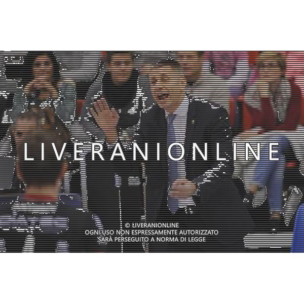 Campionato SuperLega UnipolSai - 9¡ giornata Castellanza (VA) 5-12-2015 PalaBorsani Revivre Milano vs Diatec Trentino nella foto Radostin Stoytchev allenatore Trentino foto Roberto Garavaglia - ag. Aldo Liverani sas