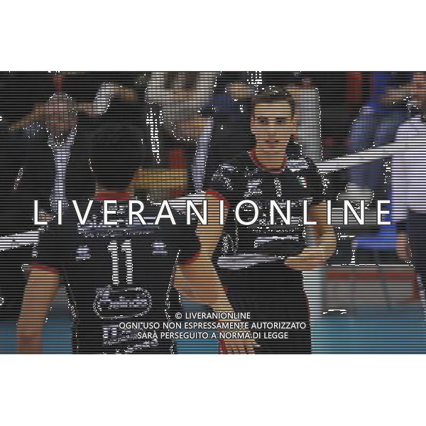 Campionato SuperLega UnipolSai - 9¡ giornata Castellanza (VA) 5-12-2015 PalaBorsani Revivre Milano vs Diatec Trentino nella foto Simone Giannelli (Trentino) foto Roberto Garavaglia - ag. Aldo Liverani sas