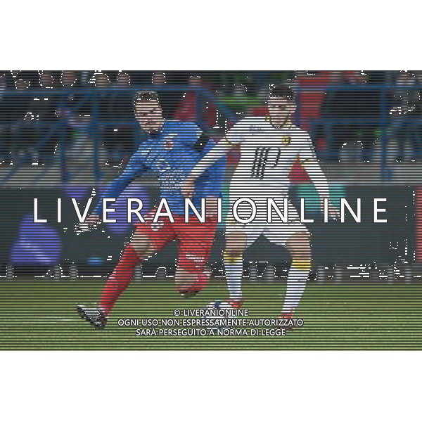 Yassine BENZIA / Damien DA SILVA - 05.12.2015 - Caen / Lille - 17eme journee Ligue 1 Photo : Nolwenn Le Gouic / Icon Sport AG ALDO LIVERANI SAS ONLY ITALY