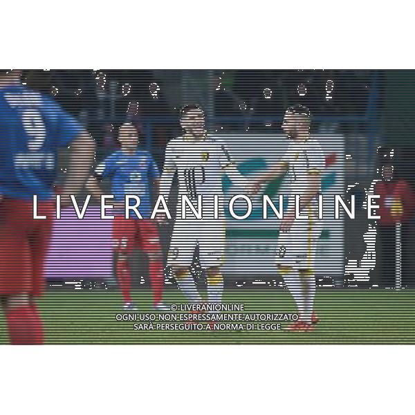 Yassine BENZIA / Marvin MARTIN - 05.12.2015 - Caen / Lille - 17eme journee Ligue 1 Photo : Nolwenn Le Gouic / Icon Sport AG ALDO LIVERANI SAS ONLY ITALY