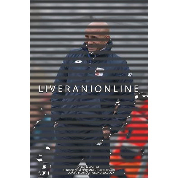 Campionato Lega Pro, Girone B, Rimini vs Santarcangelo, Derby Romagnolo del 05/12/2015, nella foto, ALLENATORE OSCAR BREVI, MOLTO TESO ©CLAUDIO ZAMAGNI/AGENZIA ALDO LIVERANI S.A.S.