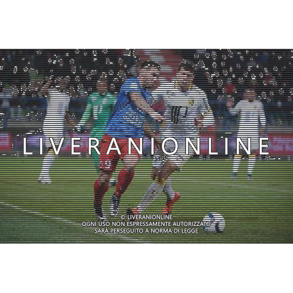 Renato CIVELLI / Andy DELORT - 05.12.2015 - Caen / Lille - 17eme journee Ligue 1 Photo : Nolwenn Le Gouic / Icon Sport AG ALDO LIVERANI SAS ONLY ITALY