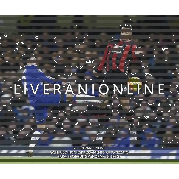 Chelsea\'s Pedro vies for possession with Bournemouth\'s Junior Stanislas Photographer Craig Mercer/CameraSport Football - Barclays Premiership - Chelsea v Bournemouth - Saturday 5th December 2015 - Stamford Bridge - London © CameraSport - 43 Linden Ave. Countesthorpe. Leicester. England. LE8 5PG - Tel: +44 (0) 116 277 4147 - admin@camerasport.com - www.camerasport.com AG ALDO LIVERANI SAS ONLY ITALY