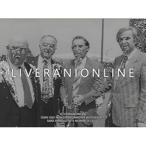 Paolo Pillitteri politico e giornalista italiano - Retrospettiva (Sindaco di Milano dal 1987 al 1992) nella foto con Pier Luigi Romita e Mario Chiesa ©Archivio/AGENZIA ALDO LIVERANI SAS