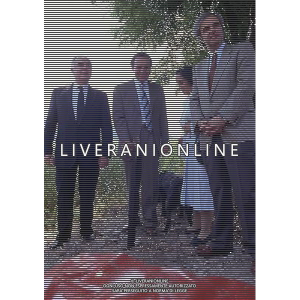 Paolo Pillitteri politico e giornalista italiano - Retrospettiva (Sindaco di Milano dal 1987 al 1992) nella foto con Pier Luigi Romita e Mario Chiesa ©Archivio/AGENZIA ALDO LIVERANI SAS