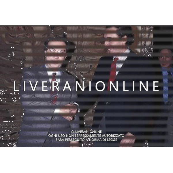 Paolo Pillitteri politico e giornalista italiano - Retrospettiva (Sindaco di Milano dal 1987 al 1992) nella foto con Carlo Tognoli nel 1987 ©Archivio/AGENZIA ALDO LIVERANI SAS