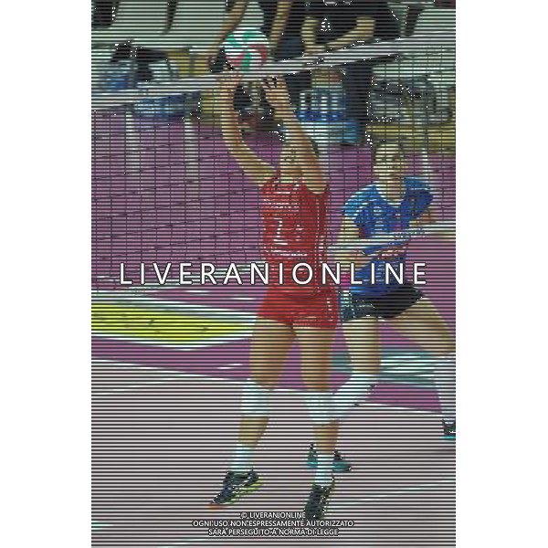 Campionato Serie A1 Master Group Sport - 10¡ giornata Novara 6-12-2015 Pala Igor Gorgonzola Igor Gorgonzola Novara vs Unendo Yamamay Busto Arsizio nella foto Jenna Hagglund (Busto Arsizio) foto Roberto Garavaglia - ag. Aldo Liverani sas
