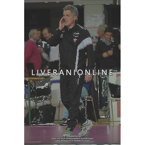 Campionato Serie A1 Master Group Sport - 10¡ giornata Novara 6-12-2015 Pala Igor Gorgonzola Igor Gorgonzola Novara vs Unendo Yamamay Busto Arsizio nella foto Marco Mencarelli allenatore Busto Arsizio foto Roberto Garavaglia - ag. Aldo Liverani sas