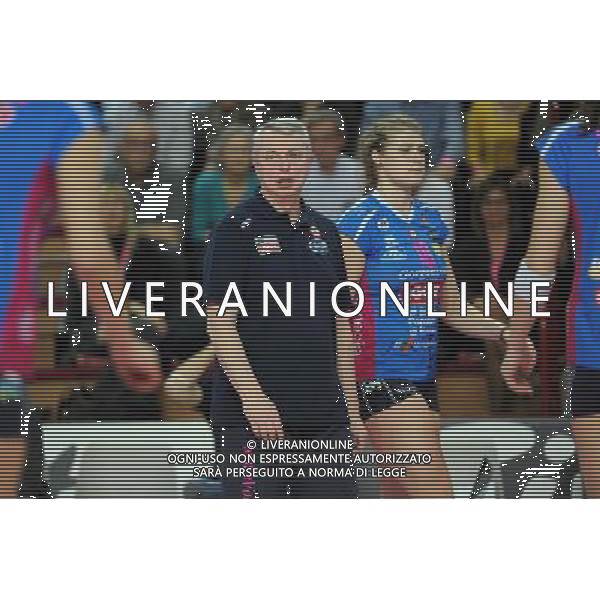 Campionato Serie A1 Master Group Sport - 10¡ giornata Novara 6-12-2015 Pala Igor Gorgonzola Igor Gorgonzola Novara vs Unendo Yamamay Busto Arsizio nella foto Luciano Pedulla\' allenatore Novara foto Roberto Garavaglia - ag. Aldo Liverani sas