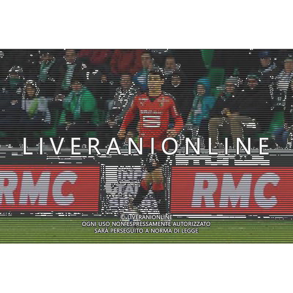 Benjamin ANDRE - 06.12.2015 - Saint Etienne / Rennes - 17eme journee de Ligue 1 Photo : Jean Paul Thomas / Icon Sport AG ALDO LIVERANI SAS ONLY ITALY
