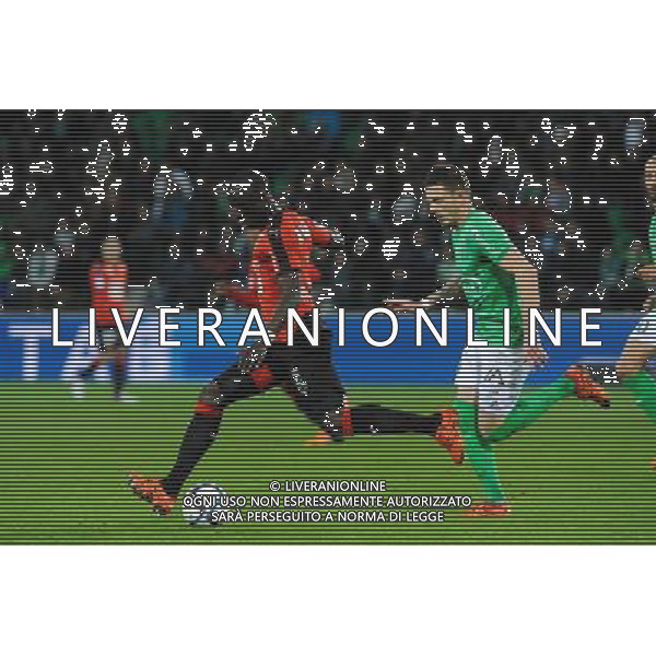 Cheik MBENGUE - 06.12.2015 - Saint Etienne / Rennes - 17eme journee de Ligue 1 Photo : Jean Paul Thomas / Icon Sport AG ALDO LIVERANI SAS ONLY ITALY