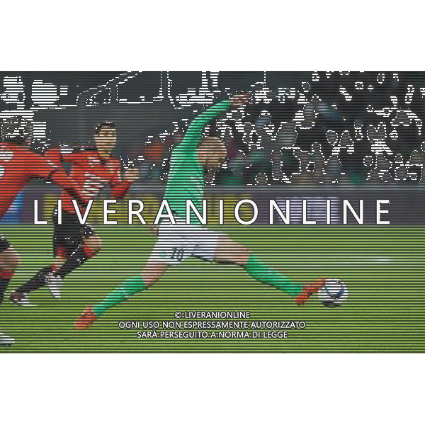 Renaud COHADE - 06.12.2015 - Saint Etienne / Rennes - 17eme journee de Ligue 1 Photo : Jean Paul Thomas / Icon Sport AG ALDO LIVERANI SAS ONLY ITALY