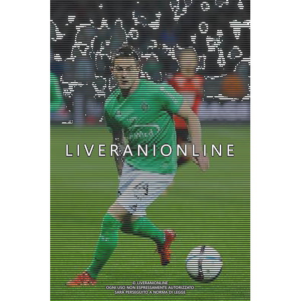 Nolan ROUX - 06.12.2015 - Saint Etienne / Rennes - 17eme journee de Ligue 1 Photo : Jean Paul Thomas / Icon Sport AG ALDO LIVERANI SAS ONLY ITALY