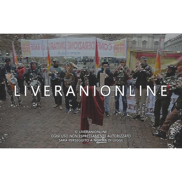 Prima della Scala di Milano Stagione 2015/2016 Milano - 07.12.2015 Nella Foto:manifestanti fuori la scala /Ph.Vitez-Ag. Aldo Liverani