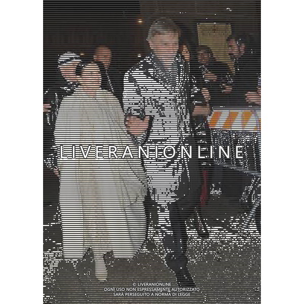 Prima della Scala di Milano Stagione 2015/2016 Milano - 07.12.2015 Nella Foto: carla facci con graziano delRio /Ph.Vitez-Ag. Aldo Liverani