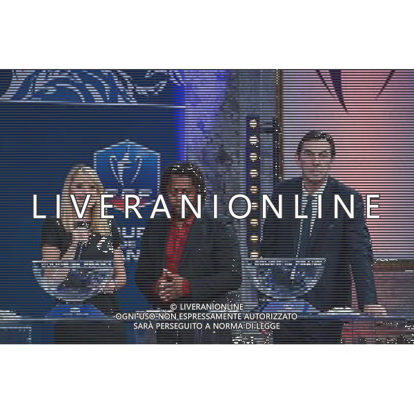 Candice Prevost / Bernard Diomede / Maxime Bossis - 07.12.2015 - Tirage au sort des 32emes de finales de la Coupe de France Photo : Anthony Dibon / Icon Sport AG ALDO LIVERANI SAS ONLY ITALY