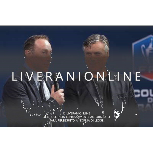 Jean Pierre Papin / Manuel Amoros - 07.12.2015 - Tirage au sort des 32emes de finales de la Coupe de France Photo : Anthony Dibon / Icon Sport AG ALDO LIVERANI SAS ONLY ITALY