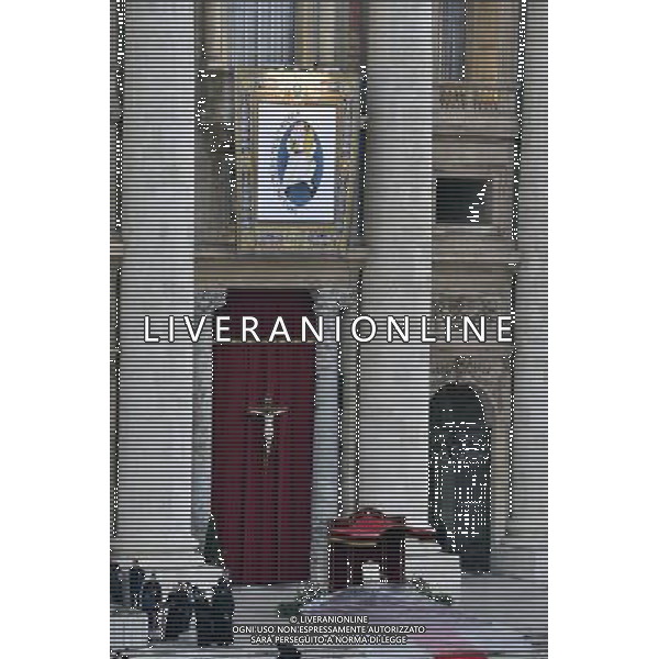 Santa Messa per l\'apertura del Giubileo straordinario della Misericordia presieduta Sua Santita\' Papa Francesco in Piazza San Pietro Citta\' del Vaticano Roma 08 dicembre 2015 nella foto Â©Corradetti / Agenzia Aldo Liverani Sas