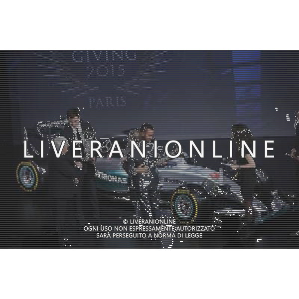 Toto Wolff and Lewis Hamilton (GBR) Mercedes AMG F1. 04.12.2015. FIA Prize Giving, Paris, France. - www.xpbimages.com, EMail: requests@xpbimages.com - Copyright Free image, please credit DPPI/FIA AG ALDO LIVERANI SAS ONLY ITALY