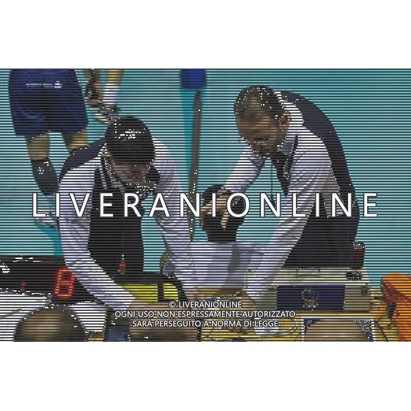 Erreur de points / Arbitres - 08.12.2015 - Paris Volley / Dynamo Moscou - Ligue des Champions Photo : Anthony Dibon / Icon Sport AG ALDO LIVERANI SAS ONLY ITALY