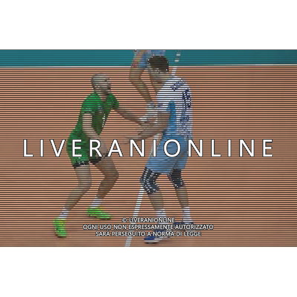 Joie Alexei Obmochaev / Pavel Kruglov - 08.12.2015 - Paris Volley / Dynamo Moscou - Ligue des Champions Photo : Anthony Dibon / Icon Sport AG ALDO LIVERANI SAS ONLY ITALY