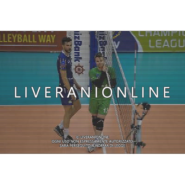 Markus Steuerwald / Mitja Gasparini - 08.12.2015 - Paris Volley / Dynamo Moscou - Ligue des Champions Photo : Anthony Dibon / Icon Sport AG ALDO LIVERANI SAS ONLY ITALY