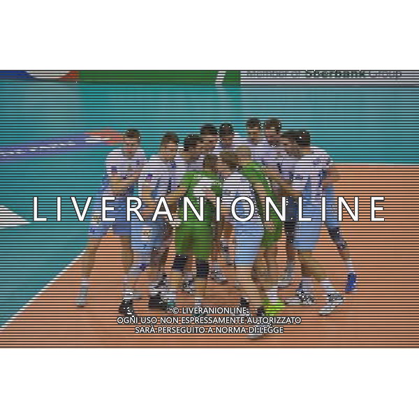 Equipe Dynamo Moscou - 08.12.2015 - Paris Volley / Dynamo Moscou - Ligue des Champions Photo : Anthony Dibon / Icon Sport AG ALDO LIVERANI SAS ONLY ITALY