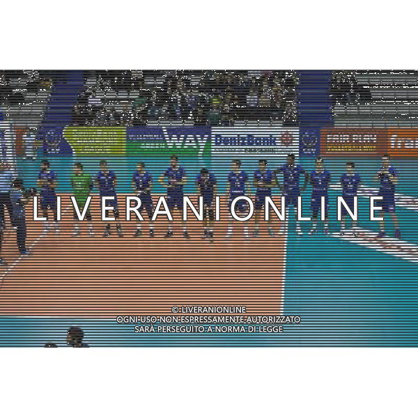 Equipe Paris - 08.12.2015 - Paris Volley / Dynamo Moscou - Ligue des Champions Photo : Anthony Dibon / Icon Sport AG ALDO LIVERANI SAS ONLY ITALY
