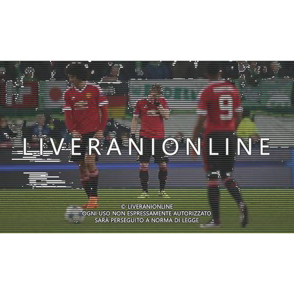 firo Fu§ball,Fussball, 08.12.2015 Uefa Champions League VfL Wolfsburg - Manchester United EnttŠuschung BAstian Schweinsteiger nach Tor zum 2:1 $worldrightsEs gelten unsere AGB, einsehbar auf www.firosportphoto.de copyright by firo sportphoto: Coesfelder Str.207 48249 DŸlmen www.firosportphoto.de mail@firosportphoto.de (V o l k s b a n k B o c h u m - W i t t e n ) BLZ.: 430 601 29 Kt. Nr.: 341 117 100 Tel:Ê 02594 - 9916004 Fax:Ê02594 - 9916005 AG ALDO LIVERANI SAS ONLY ITALY