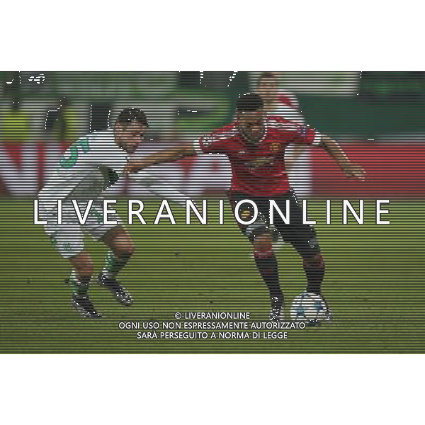firo Fu§ball,Fussball, 08.12.2015 Uefa Champions League VfL Wolfsburg - Manchester United zweikampf Christian TrŠsch gegen Anthony Martial $worldrightsEs gelten unsere AGB, einsehbar auf www.firosportphoto.de copyright by firo sportphoto: Coesfelder Str.207 48249 DŸlmen www.firosportphoto.de mail@firosportphoto.de (V o l k s b a n k B o c h u m - W i t t e n ) BLZ.: 430 601 29 Kt. Nr.: 341 117 100 Tel:Ê 02594 - 9916004 Fax:Ê02594 - 9916005 AG ALDO LIVERANI SAS ONLY ITALY