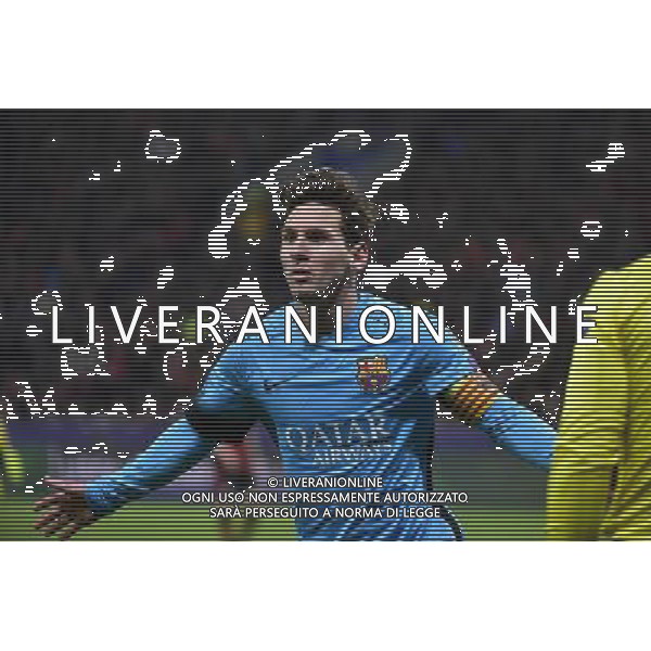 Joie Lionel MESSI - 09.12.2015 - Leverkusen / Barcelone - Ligue des Champions Photo: WinterPress / Icon Sport/ AGENZIA ALDO LIVERANI SAS - ITALY ONLY EDITORIAL USE ONLY
