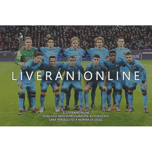 Groupe Barcelone - 09.12.2015 - Leverkusen / Barcelone - Ligue des Champions - FORMAZIONE Photo: WinterPress / Icon Sport/ AGENZIA ALDO LIVERANI SAS - ITALY ONLY EDITORIAL USE ONLY
