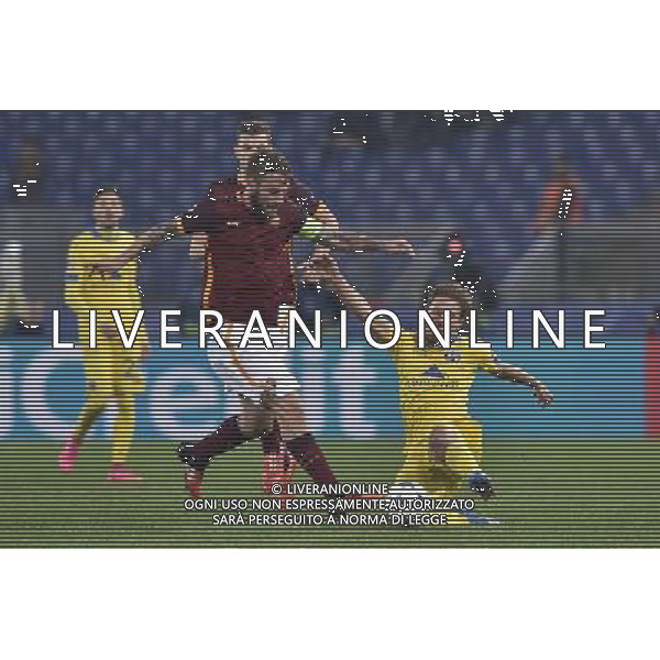UEFA Champions League 2015/2016 Gruppo E - Roma 09.12.2015 - AS Roma vs Bate Borisov - nella foto: de rossi e volodko / Ph Corradetti - AG. Aldo Liverani/ AGENZIA ALDO LIVERANI SAS