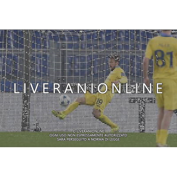 UEFA Champions League 2015/2016 Gruppo E - Roma 09.12.2015 - AS Roma vs Bate Borisov - nella foto: il salvataggio sulla linea di Milunovic su tiro di salah / Ph Corradetti - AG. Aldo Liverani/ AGENZIA ALDO LIVERANI SAS