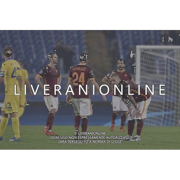 UEFA Champions League 2015/2016 Gruppo E - Roma 09.12.2015 - AS Roma vs Bate Borisov - nella foto: la delusione giocatori della Roma / Ph Corradetti - AG. Aldo Liverani/ AGENZIA ALDO LIVERANI SAS