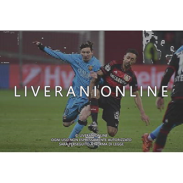 Lionel MESSI / Karim BELLARABI - 09.12.2015 - Leverkusen / Barcelone - Ligue des Champions Photo: WinterPress / Icon Sport/ AGENZIA ALDO LIVERANI SAS - ITALY ONLY EDITORIAL USE ONLY