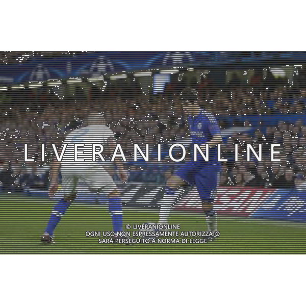 Chelsea\'s Oscar in action during todays match Photographer Craig Mercer/CameraSport Football - UEFA Champions League Group G - Chelsea v FC Porto - Stamford Bridge - London - © CameraSport - 43 Linden Ave. Countesthorpe. Leicester. England. LE8 5PG - Tel: +44 (0) 116 277 4147 - admin@camerasport.com - www.camerasport.com AG ALDO LIVERANI SAS ONLY ITALY