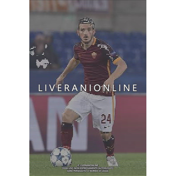 UEFA Champions League 2015/2016 Gruppo E - Roma 09.12.2015 - AS Roma vs Bate Borisov - nella foto: Alessandro Florenzi / Ph Corradetti - AG. Aldo Liverani