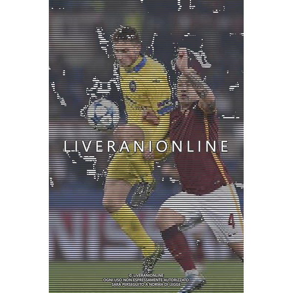 UEFA Champions League 2015/2016 Gruppo E - Roma 09.12.2015 - AS Roma vs Bate Borisov - nella foto: Evgeni Yablonski e Radja Nainggolan / Ph Corradetti - AG. Aldo Liverani