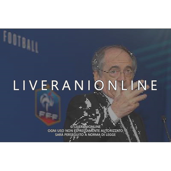 Noel Le Graet - 10.12.2015 - Conference de Presse affaire sextape - Benzema / Valbuena Photo : Andre Ferreira / Icon Sport AG ALDO LIVERANI SAS ONLY ITALY