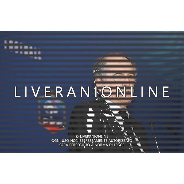 Noel Le Graet - 10.12.2015 - Conference de Presse affaire sextape - Benzema / Valbuena Photo : Andre Ferreira / Icon Sport AG ALDO LIVERANI SAS ONLY ITALY