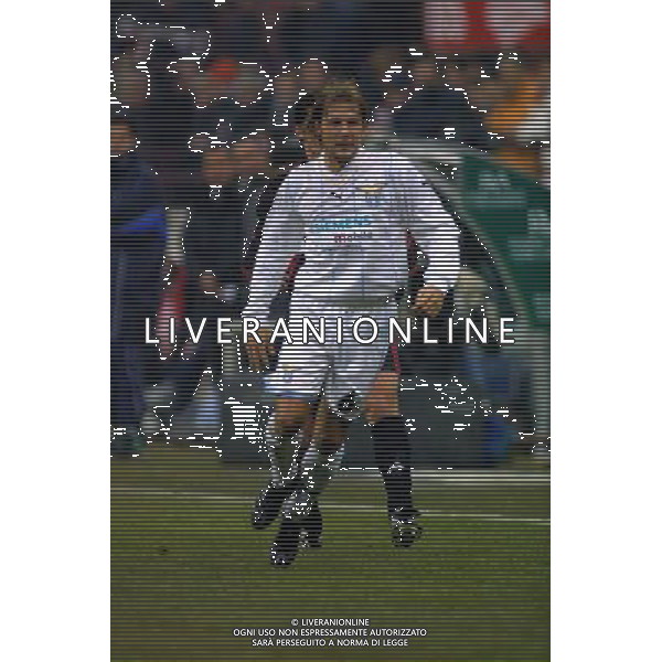 MILANO,10-01-02 DFP/GIORGIO RAVEZZANI MILAN-LAZIO (COPPA ITALIA) : GAIZKA MENDIETA AG ALDO LIVERANI SAS 