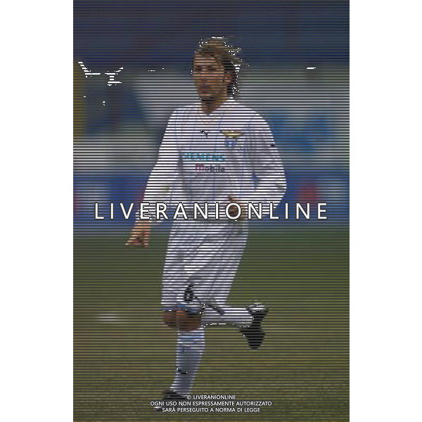 MILANO,10-01-02 DFP/GIORGIO RAVEZZANI MILAN-LAZIO (COPPA ITALIA) : GAIZKA MENDIETA AG ALDO LIVERANI SAS 