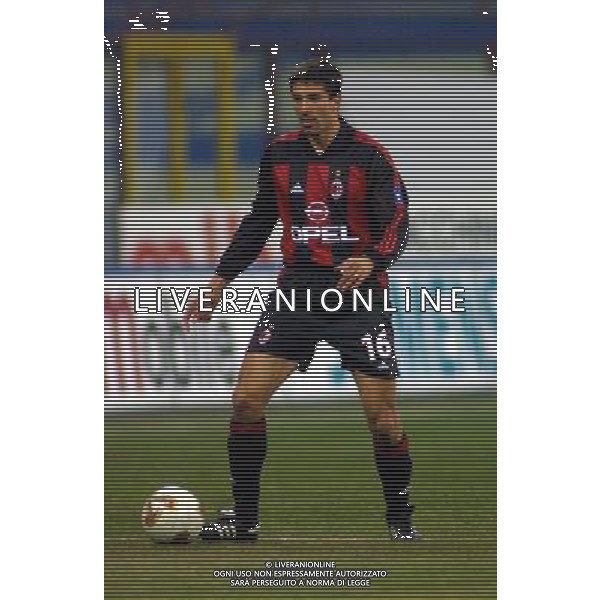 MILANO,10-01-02 DFP/GIORGIO RAVEZZANI MILAN-LAZIO (COPPA ITALIA) : JOSE CHAMOT AG ALDO LIVERANI SAS 