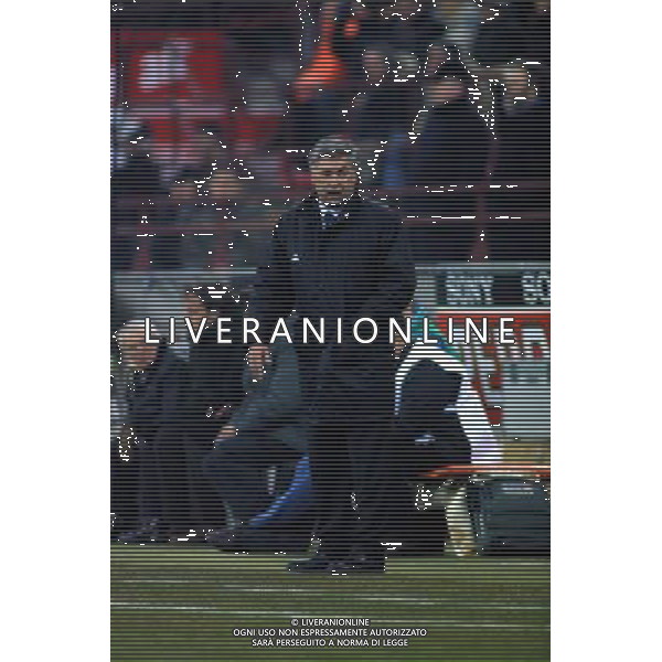 MILANO,10-01-02 DFP/GIORGIO RAVEZZANI MILAN-LAZIO (COPPA ITALIA) : CARLO ANCELOTTI AG ALDO LIVERANI SAS 