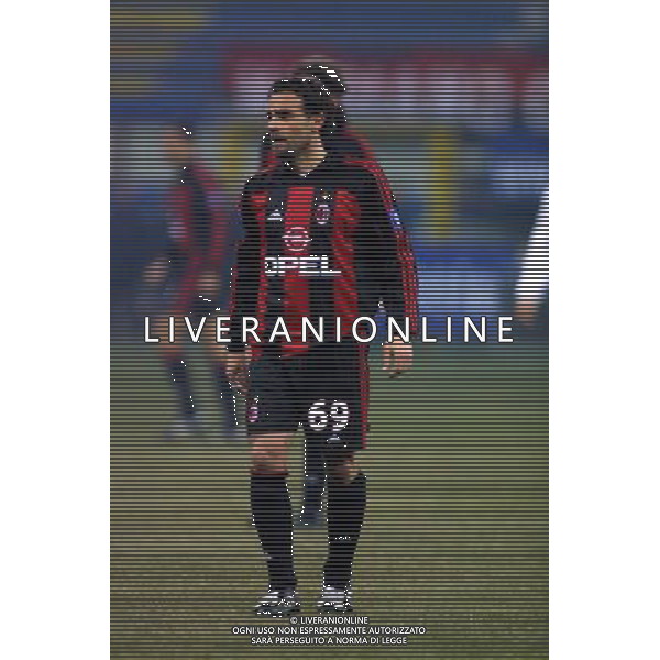 MILANO,10-01-02 DFP/GIORGIO RAVEZZANI MILAN-LAZIO (COPPA ITALIA) : MARCO SIMONE AG ALDO LIVERANI SAS 